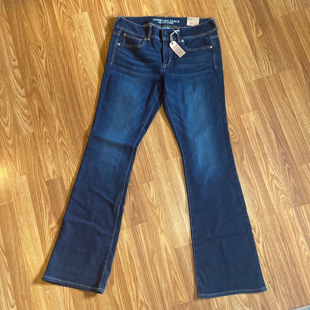 American Eagle Mid rise kick bootcut long size 10